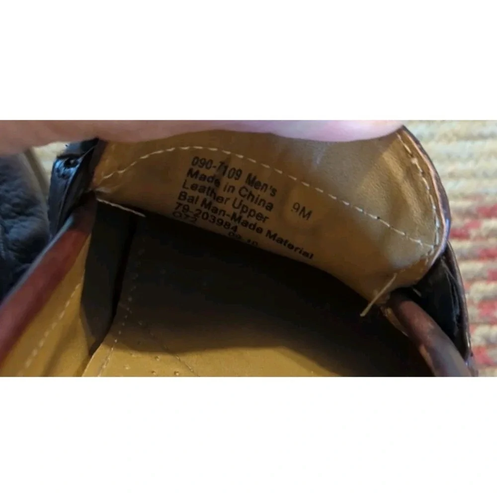 Dockers‎ Men's 9M Brown Leather Dress Casual Tassel Slipon Loafer Shoe
